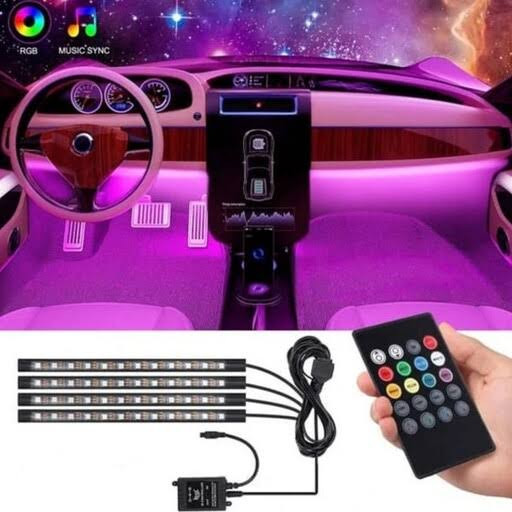 کیت نورپردازی اتمسفر دارای ریموت کنترل و رقص نور (اتمسفر لایت)